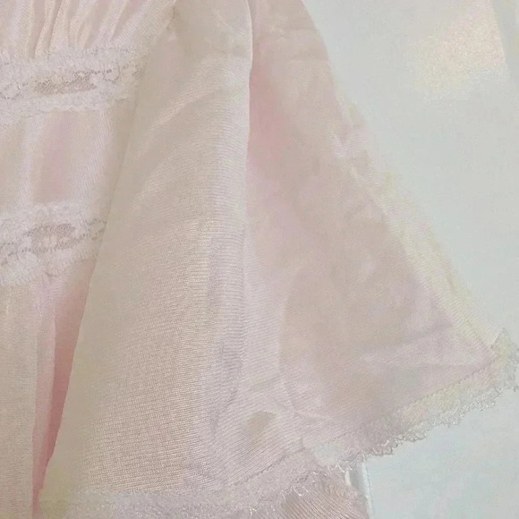 Vintage  pale pink french maid size large nightie - Picture 7 of 8